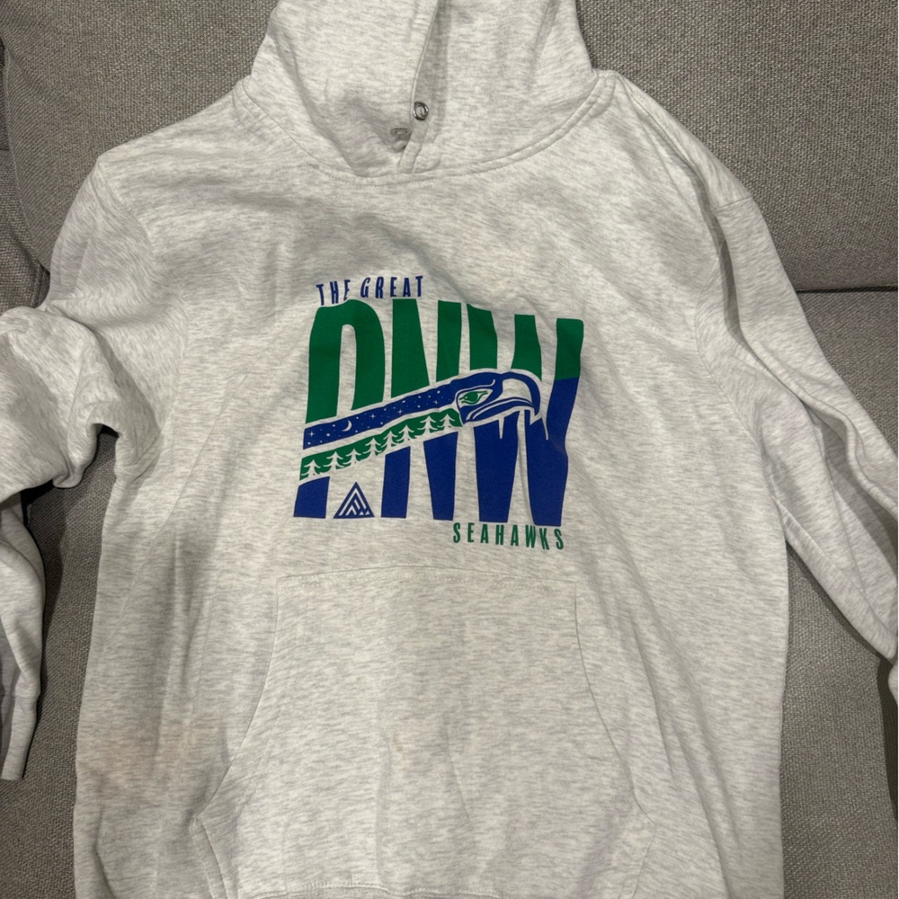 Gray Seahawks Hoodie